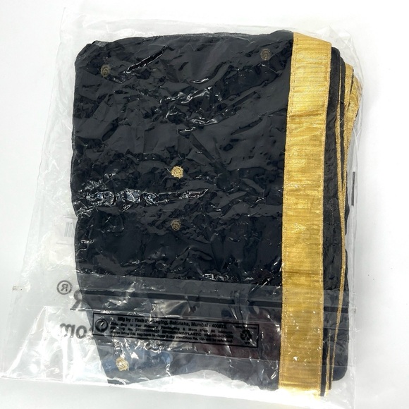 Black chiffon embellished motifs Dupatta NEW - Picture 4 of 4